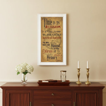 Memories 1 White Framed Print Wall Art