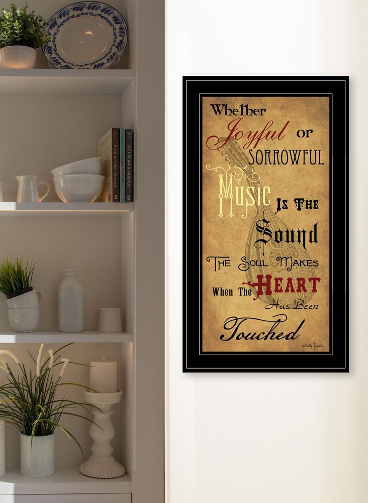 Sound of the Soul 2 Black Framed Print Wall Art — view 2