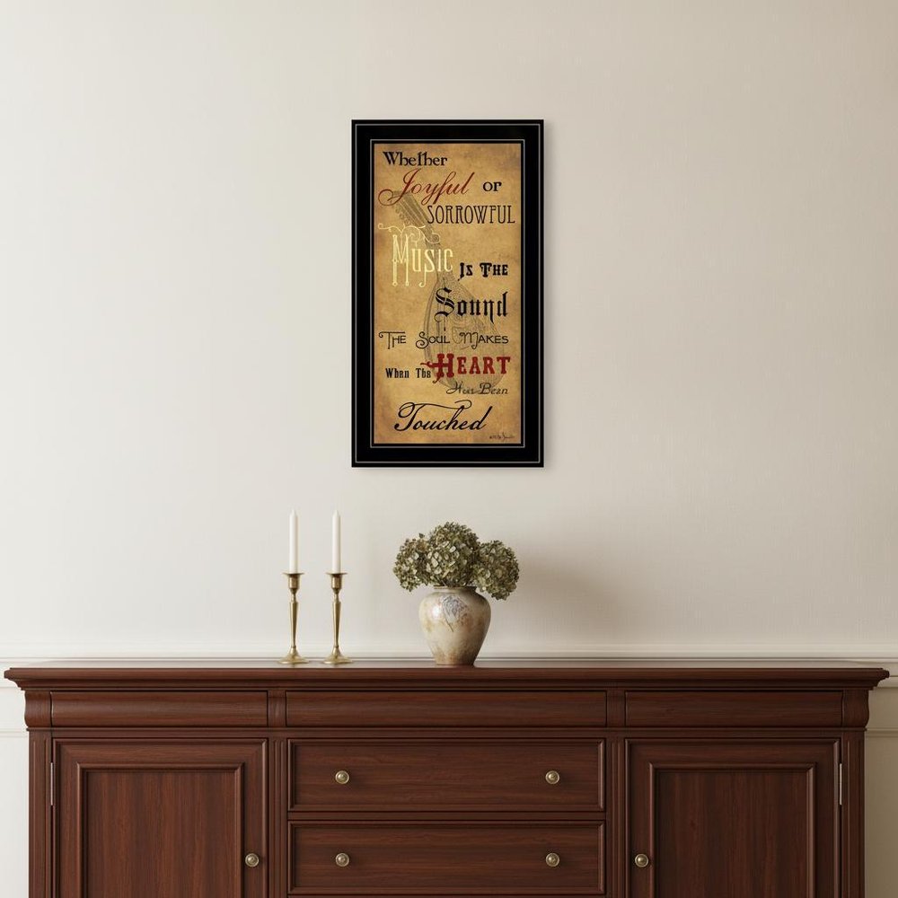 Sound of the Soul 2 Black Framed Print Wall Art — view 7