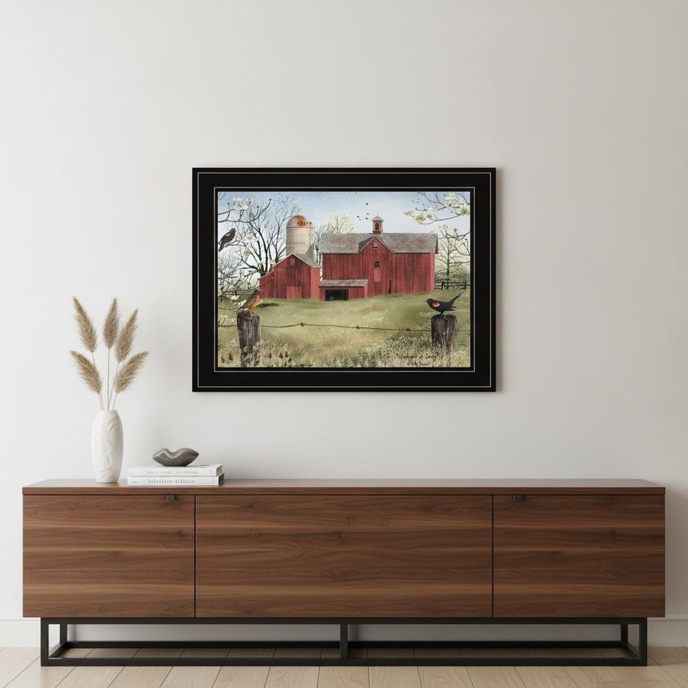 Harbingers of Spring 4 Black Framed Print Wall Art — view 5
