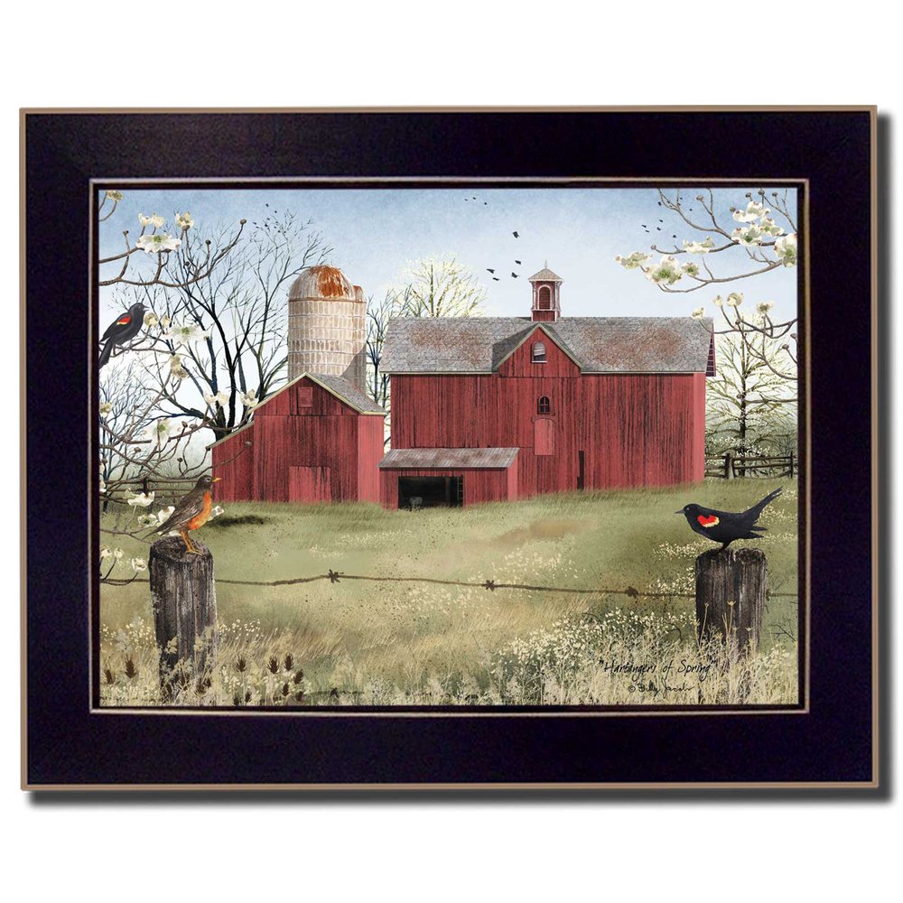 Harbingers of Spring 5 Black Framed Print Wall Art — view 1