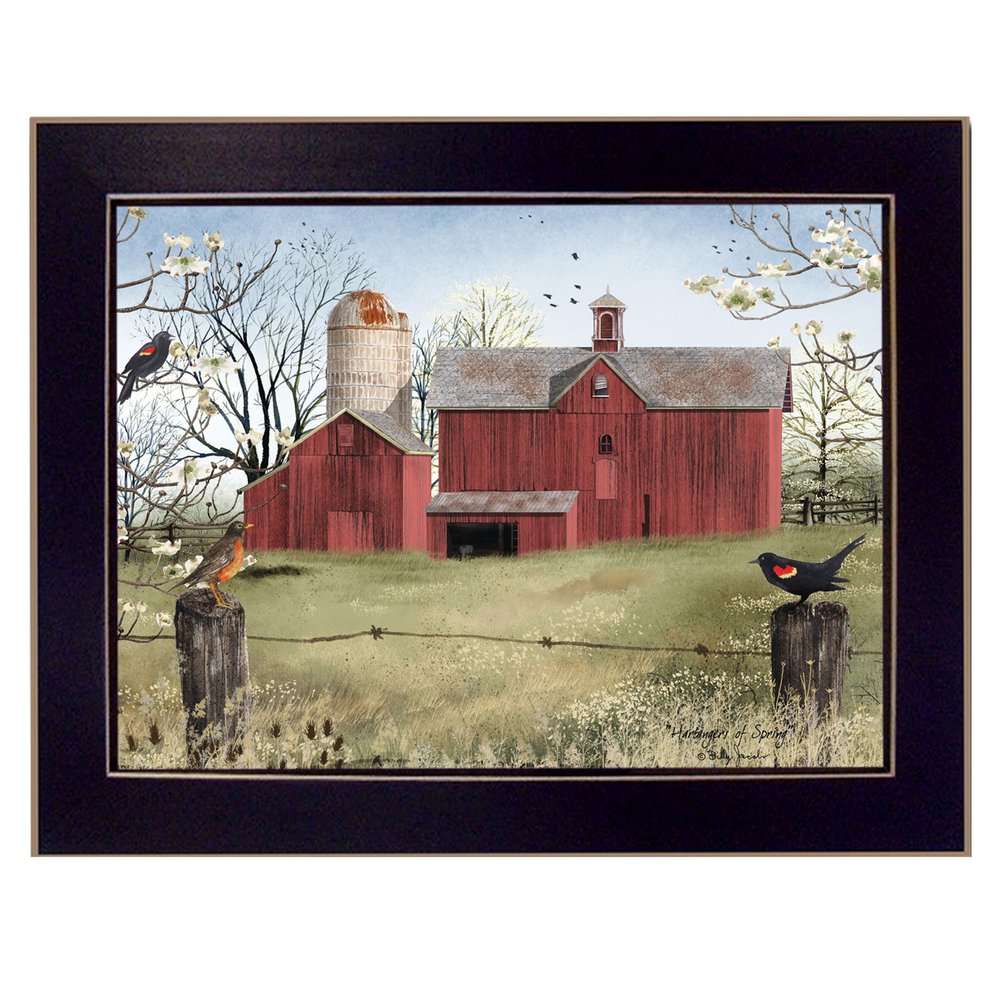 Harbingers of Spring 2 Black Framed Print Wall Art — view 1