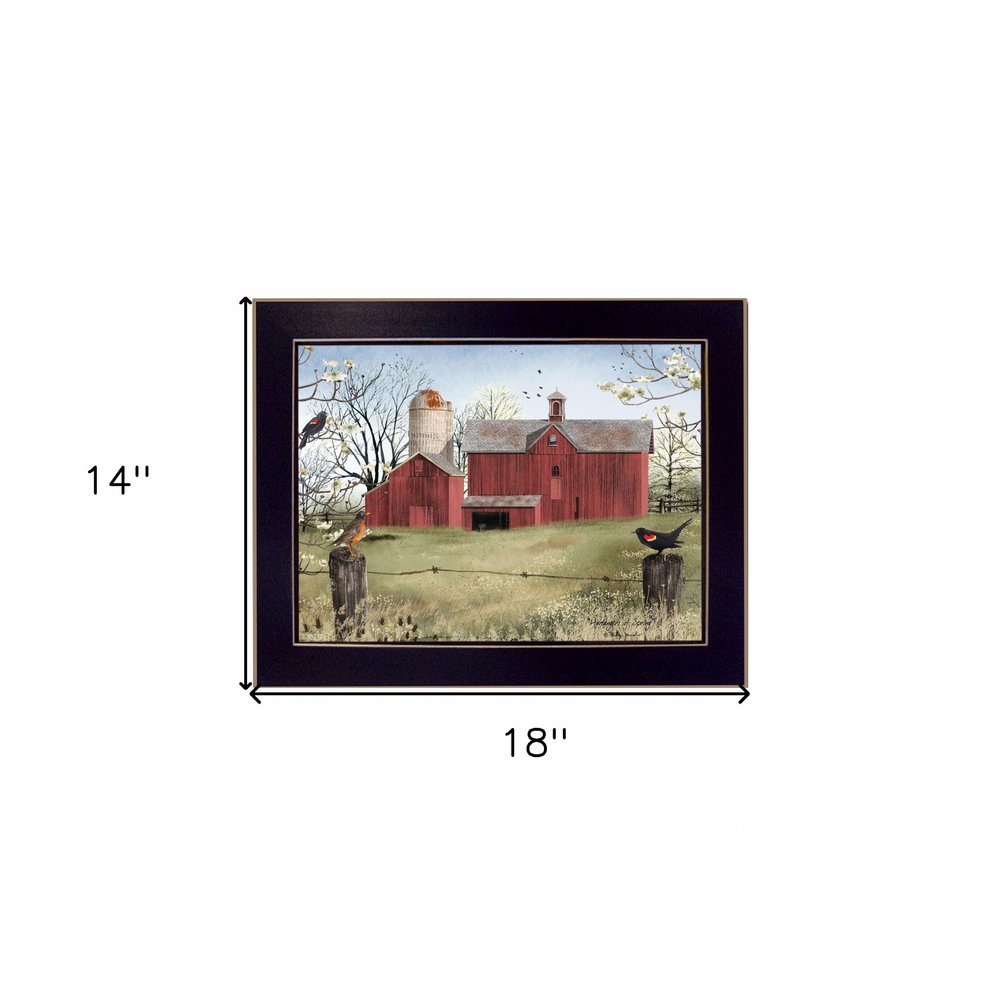 Harbingers of Spring 2 Black Framed Print Wall Art — view 3