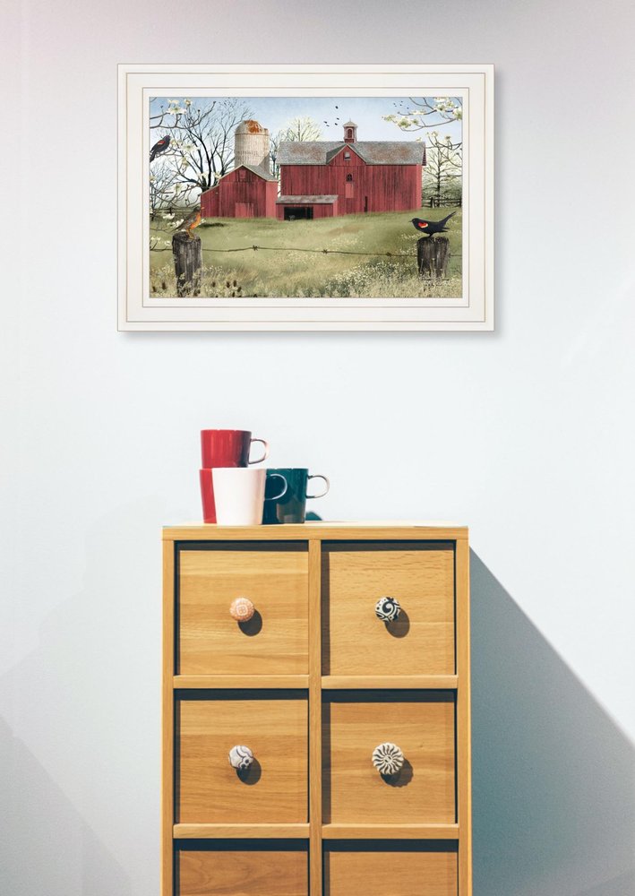 Harbingers of Spring 1 White Framed Print Wall Art — view 2