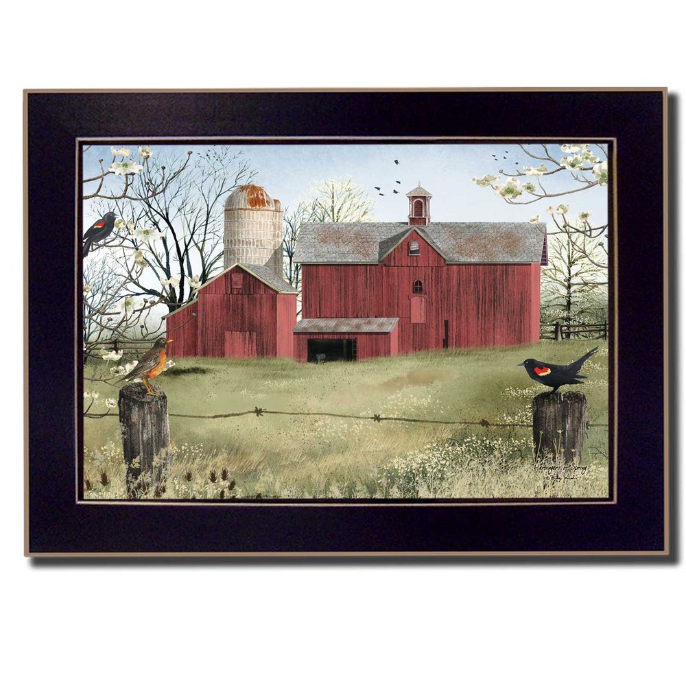 Harbingers of Spring 3 Black Framed Print Wall Art — view 1