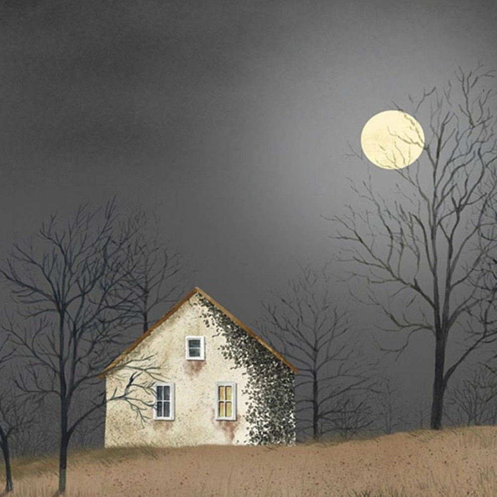 Still of the Night 2 White Framed Print Wall Art — view 3