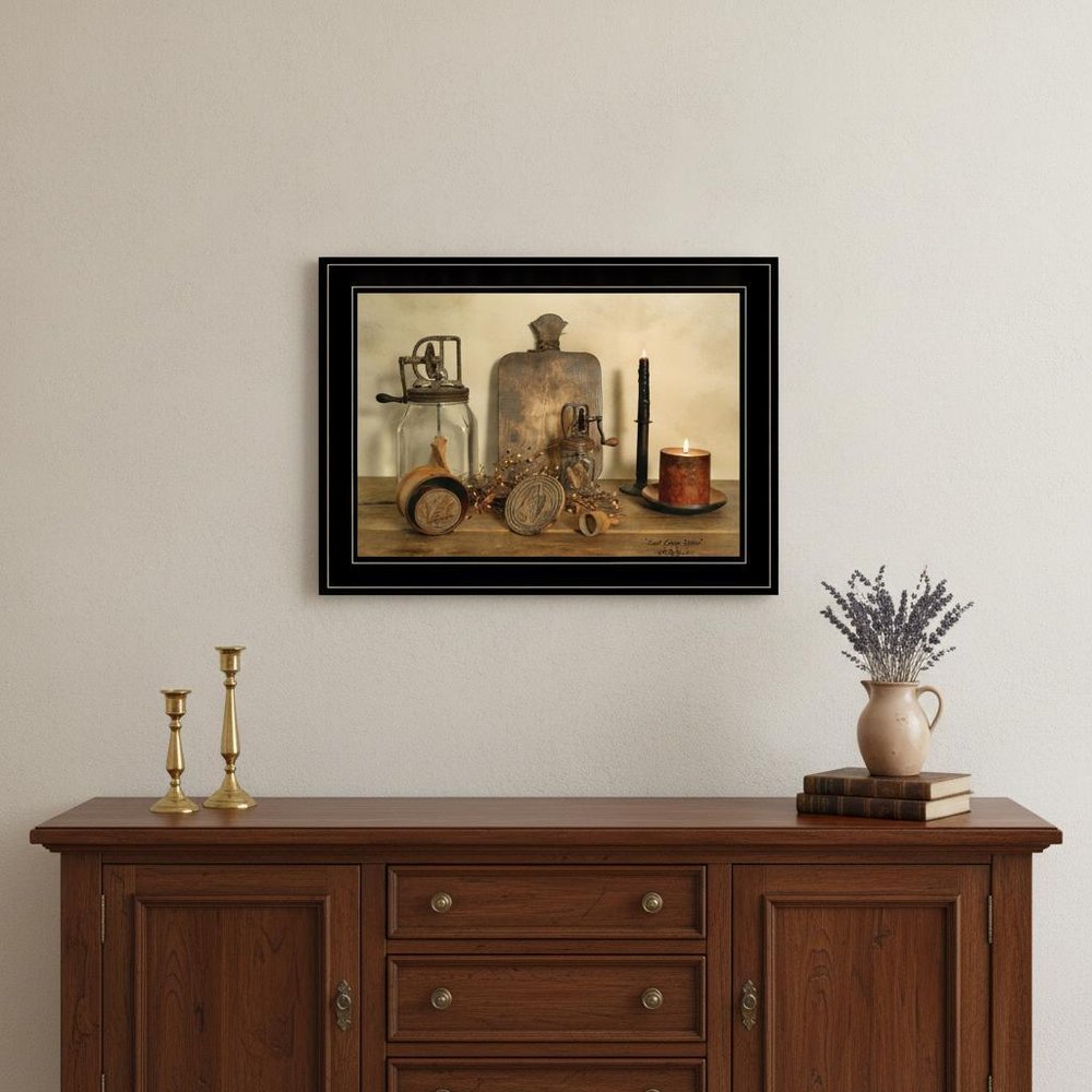 Sweet Cream Butter 2 Black Framed Print Wall Art — view 4