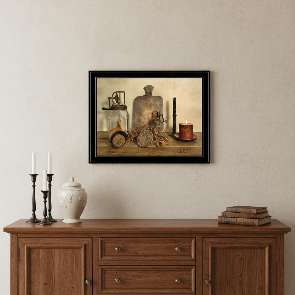 Sweet Cream Butter 4 Black Framed Print Wall Art — view 4