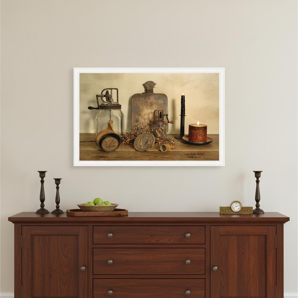 Sweet Cream Butter 5 White Framed Print Wall Art — view 4