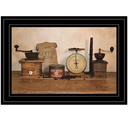 The Daily Grind 2 Black Framed Print Wall Art