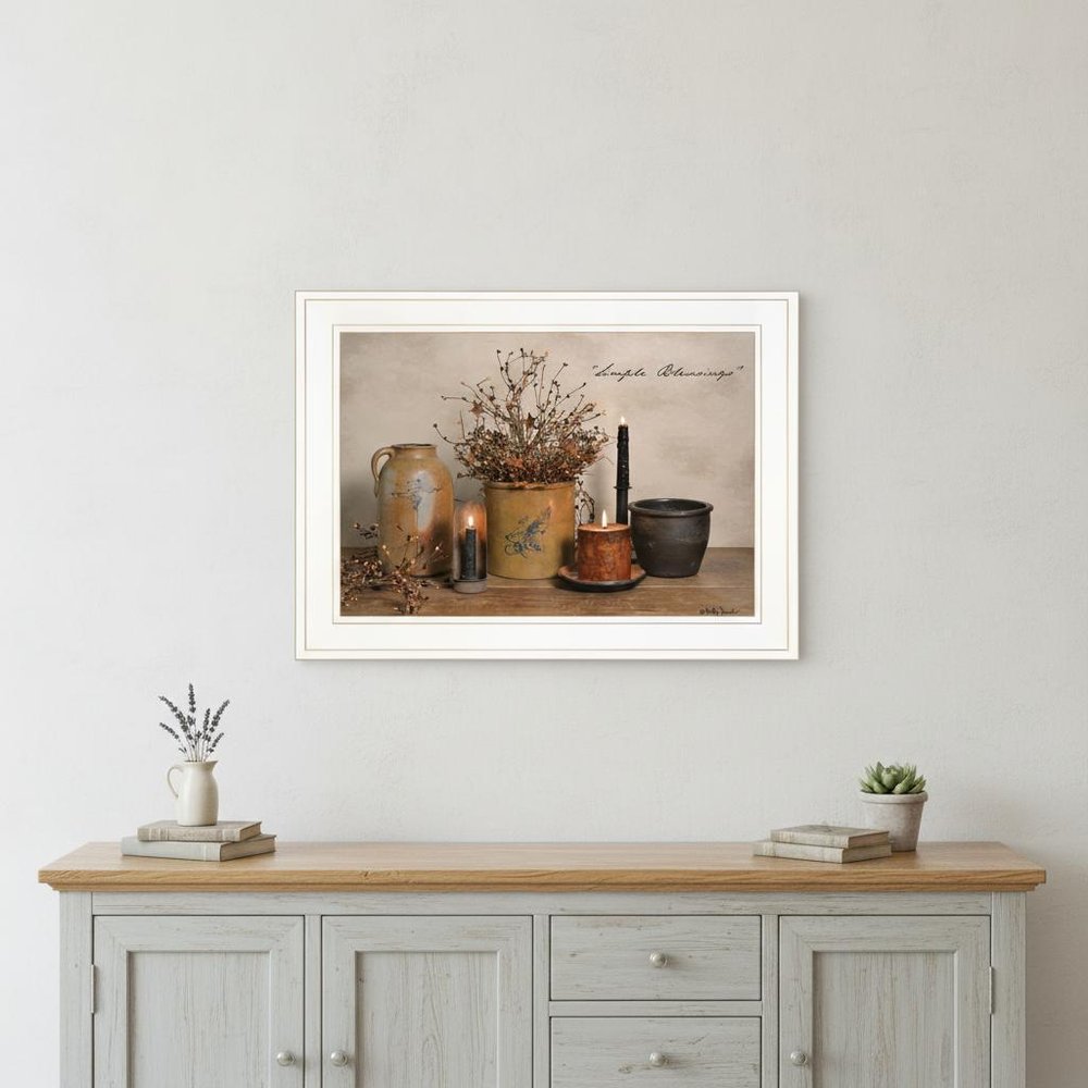 Simple Blessings 1 White Framed Print Wall Art — view 6