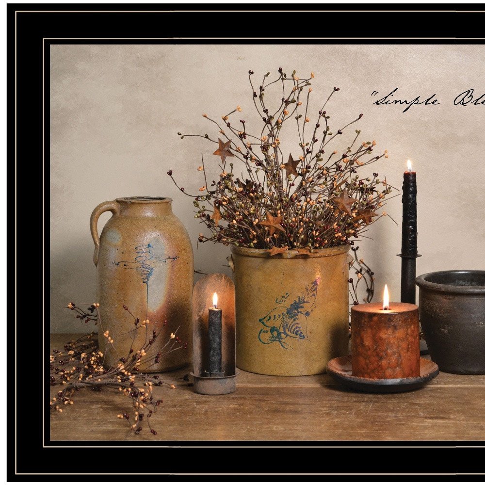 Simple Blessings 6 Black Framed Print Wall Art — view 5