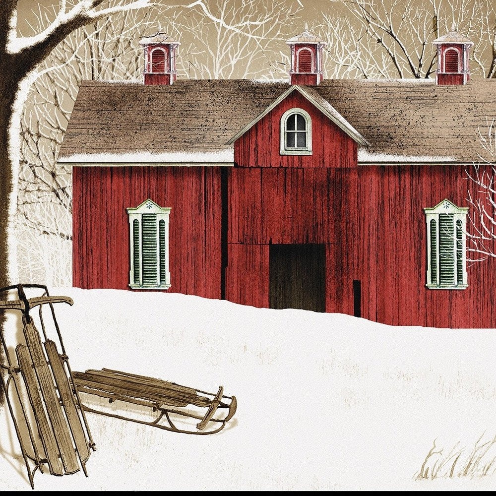 New Fallen Snow 4 Black Framed Print Wall Art — view 3