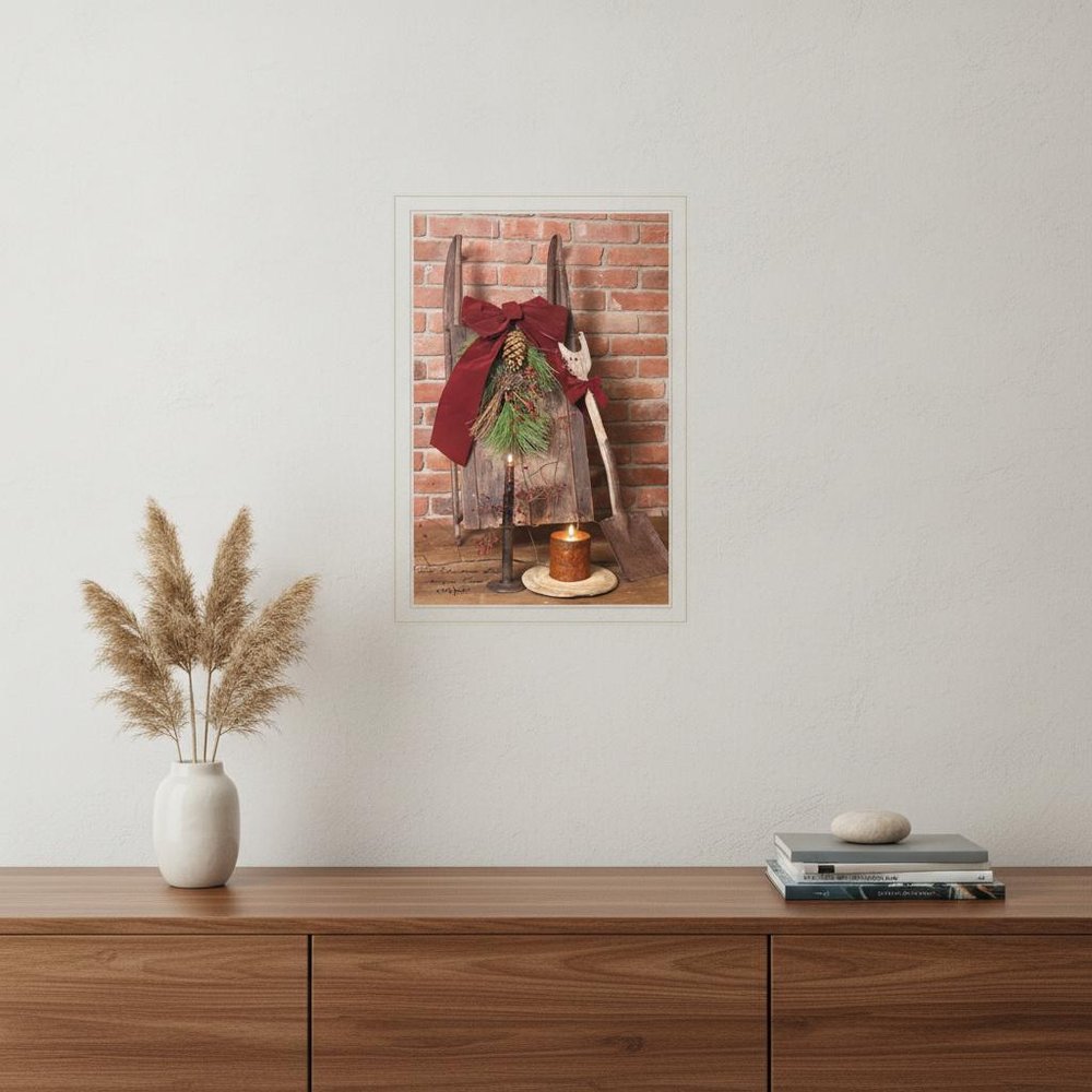 Let Christmas Live 3 White Framed Print Wall Art — view 4