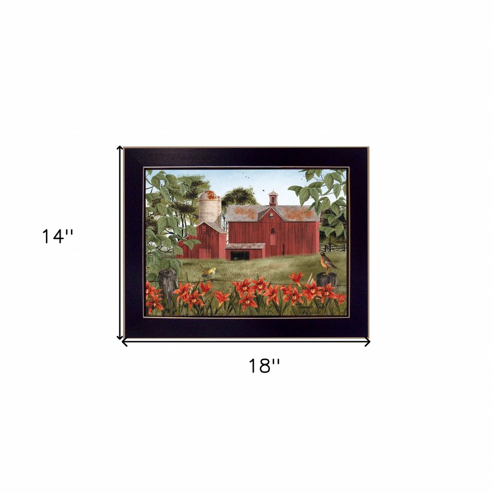Summer Days 2 Black Framed Print Wall Art — view 3