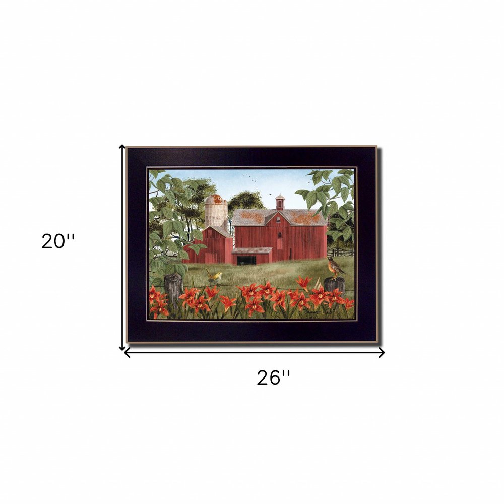 Summer Days 5 Black Framed Print Wall Art — view 3