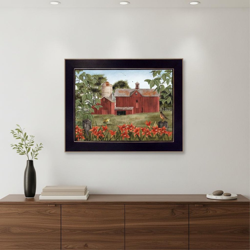 Summer Days 5 Black Framed Print Wall Art — view 4