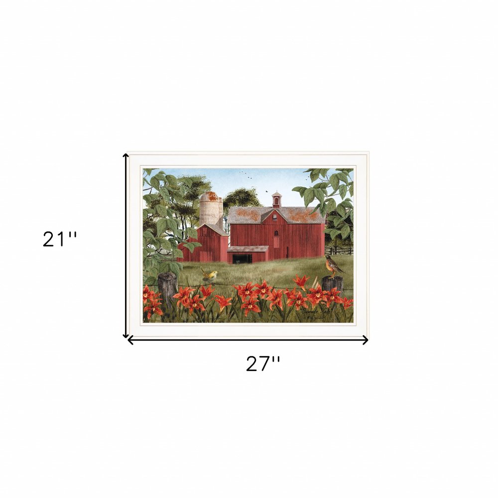 Summer Days 6 White Framed Print Wall Art — view 3