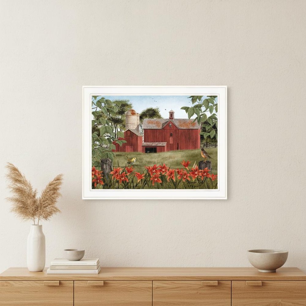 Summer Days 6 White Framed Print Wall Art — view 4
