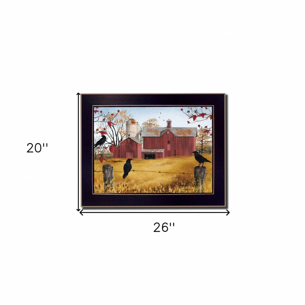 Autumn Gold 5 Black Framed Print Wall Art — view 3