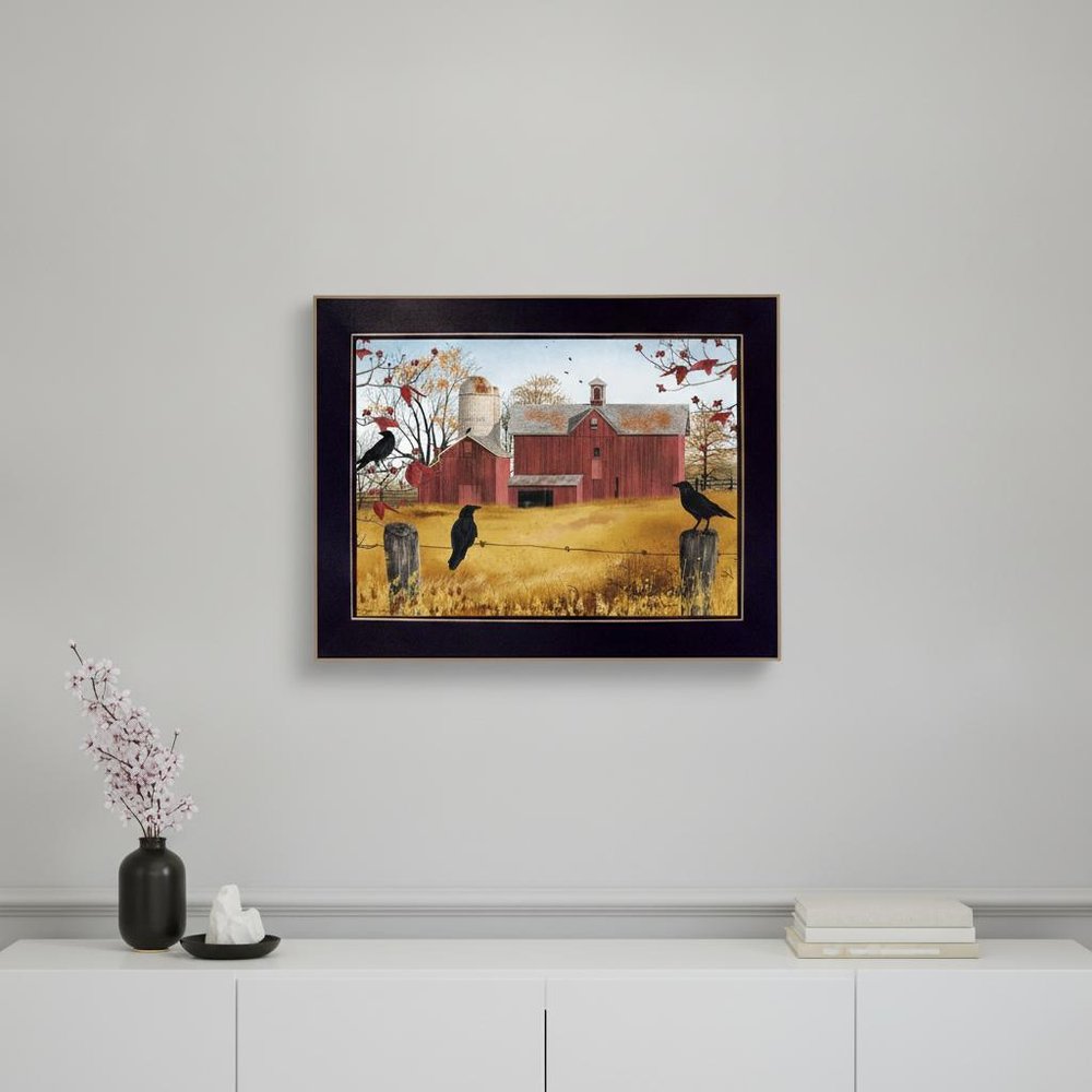 Autumn Gold 5 Black Framed Print Wall Art — view 4