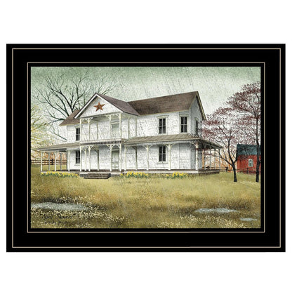 April Showers 2 Black Framed Print Wall Art