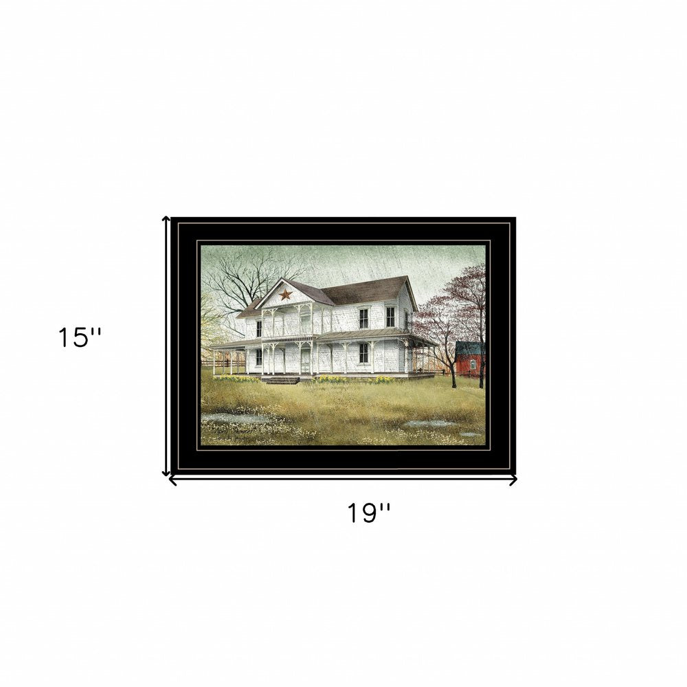 April Showers 2 Black Framed Print Wall Art — view 7