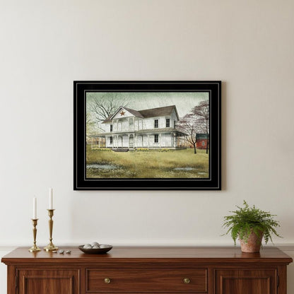 April Showers 2 Black Framed Print Wall Art