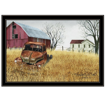 Granddads Old Truck 11 Black Framed Print Wall Art HomeRoots