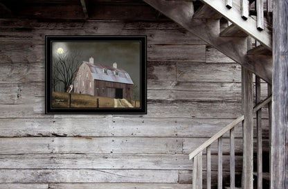 Midnight Moon 6 Black Framed Print Wall Art