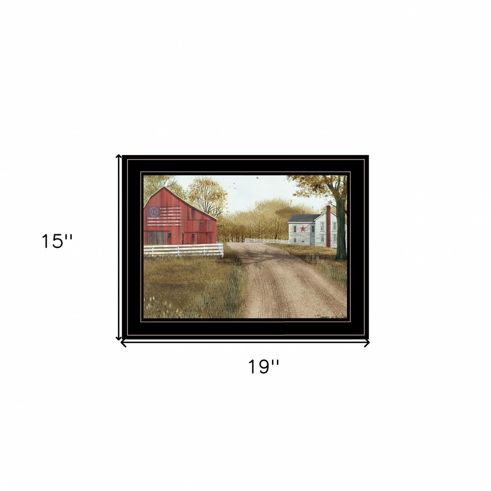 Summer in the Country 2 Black Framed Print Wall Art — view 3