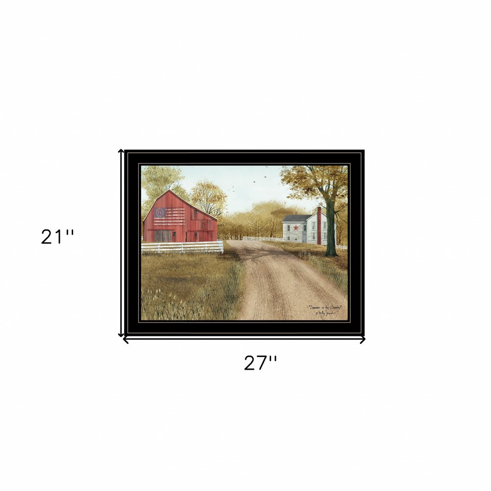 Summer in the Country 4 Black Framed Print Wall Art — view 4