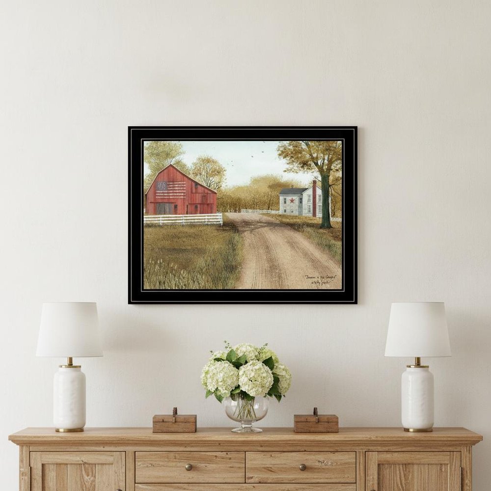 Summer in the Country 4 Black Framed Print Wall Art — view 5