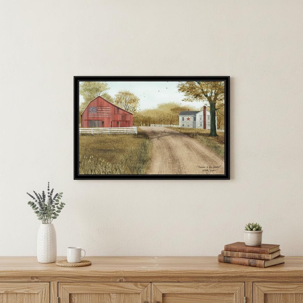 Summer In The Country 6 Black Framed Print Wall Art — view 7