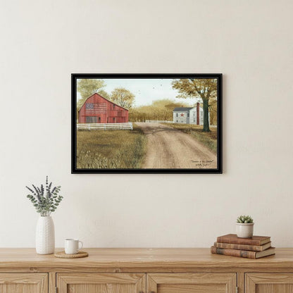 Summer In The Country 6 Black Framed Print Wall Art