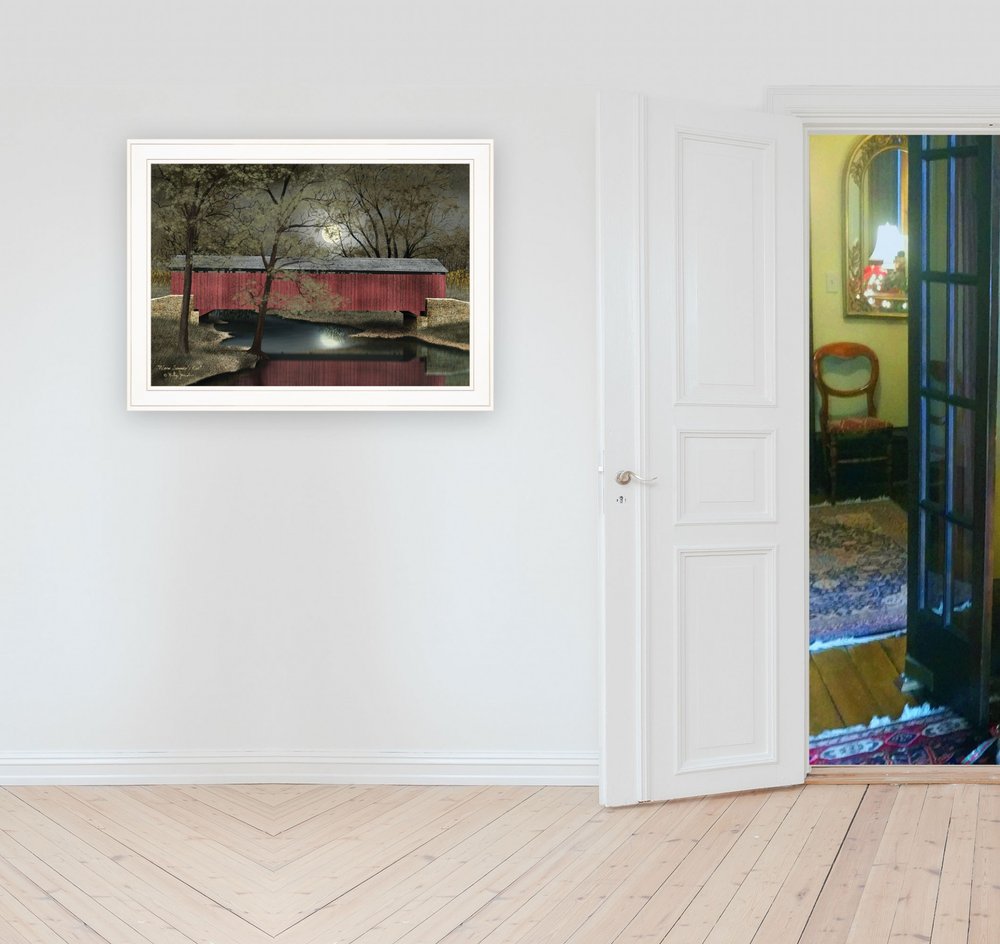 Warm Summers Eve 5 White Framed Print Wall Art — view 2