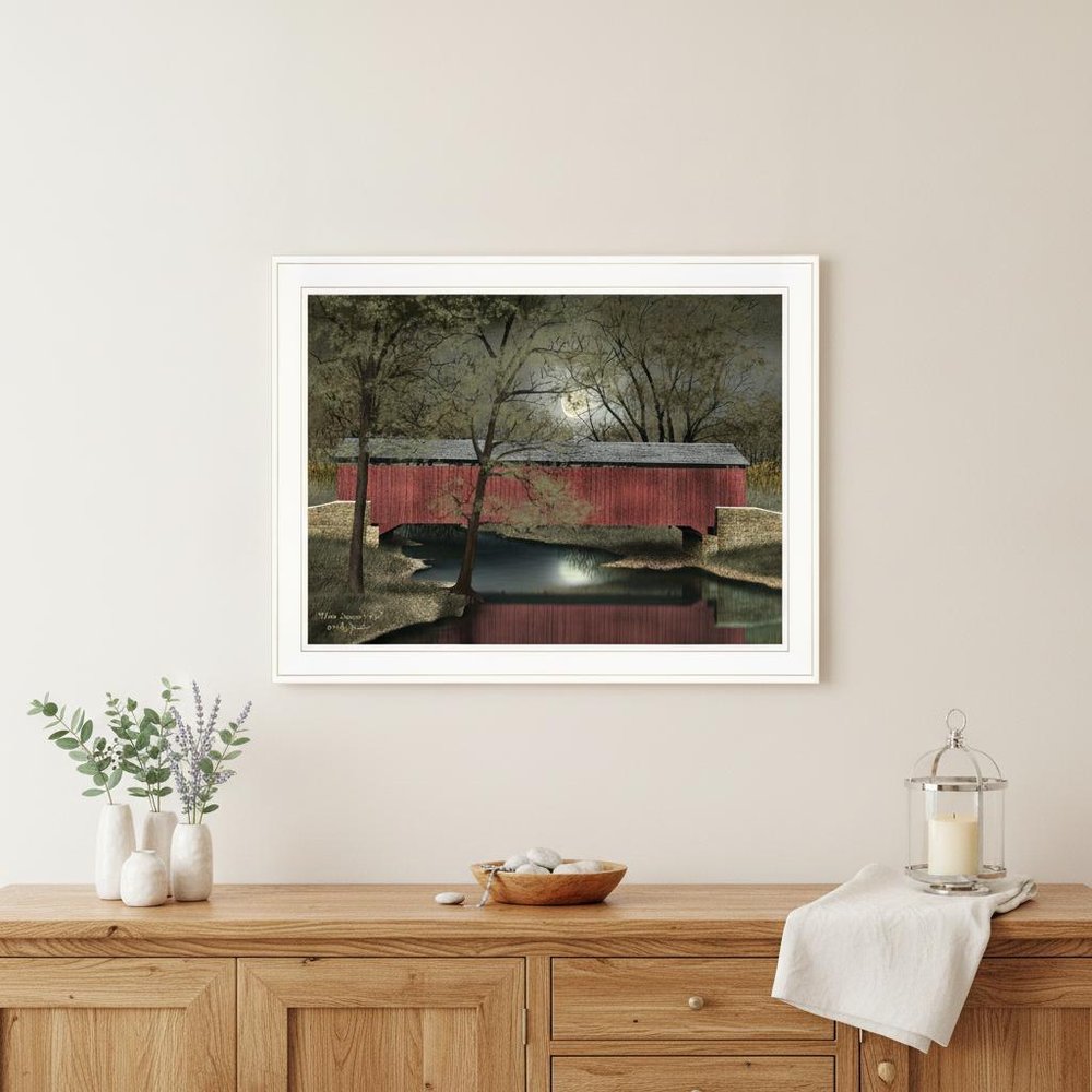 Warm Summers Eve 5 White Framed Print Wall Art — view 5