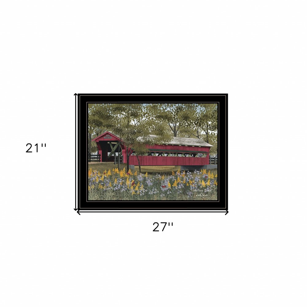 Pottersburg Bridge 5 Black Framed Print Wall Art — view 4