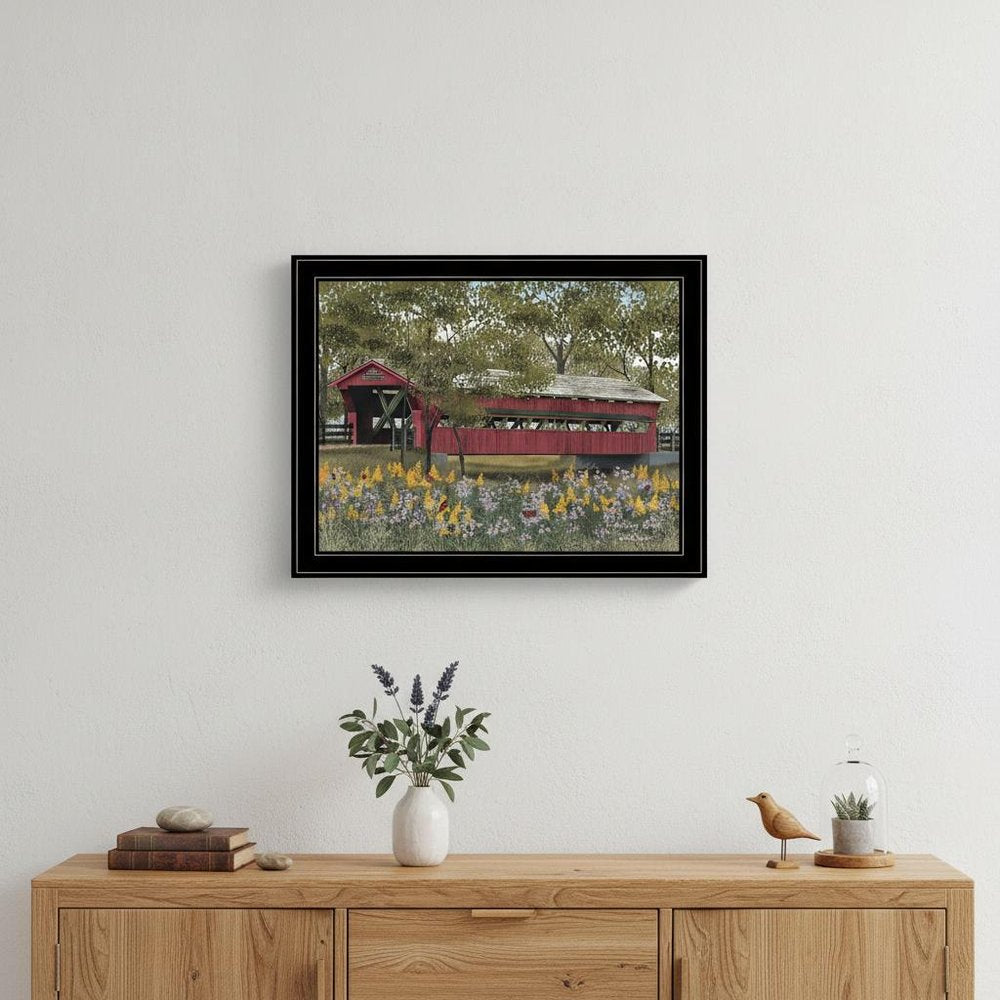 Pottersburg Bridge 5 Black Framed Print Wall Art — view 5