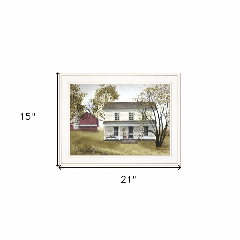 Summer Afternoon 2 White Framed Print Wall Art — view 3