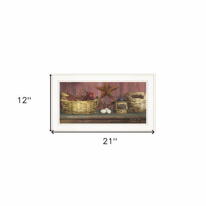 Rise and Shine 1 White Framed Print Wall Art