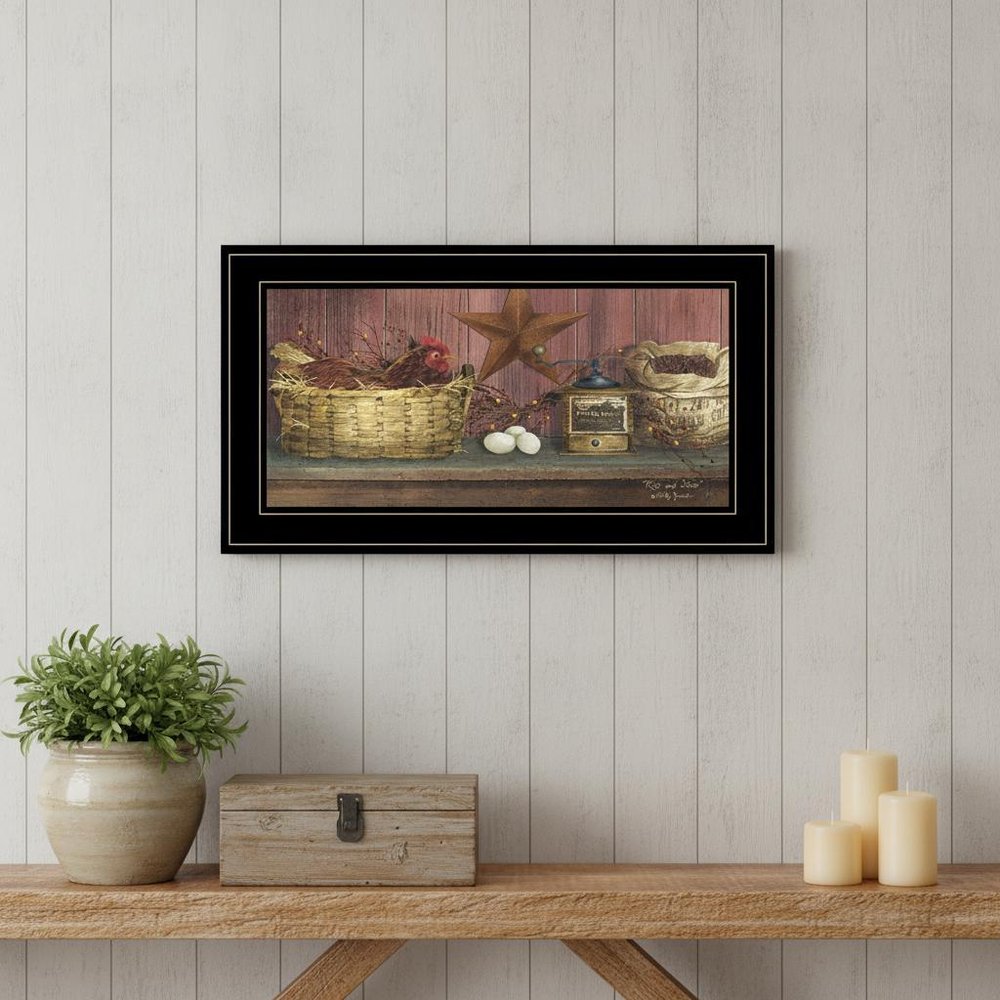 Rise and Shine 2 Black Framed Print Wall Art — view 4