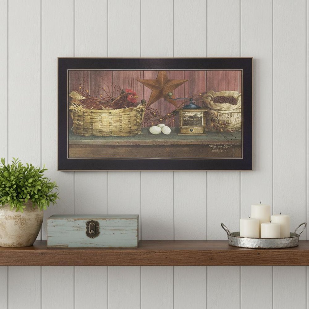 Rise and Shine 3 Black Framed Print Wall Art — view 4