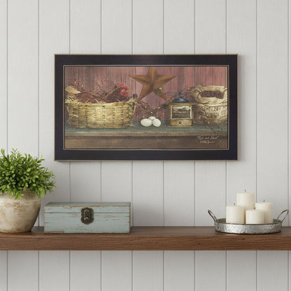 Rise and Shine 3 Black Framed Print Wall Art
