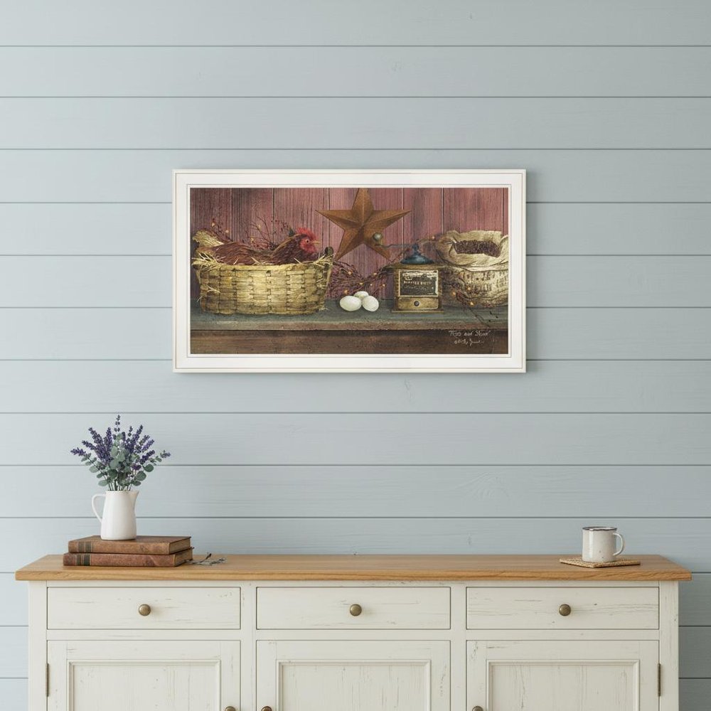 Rise and Shine 11 White Framed Print Wall Art — view 4
