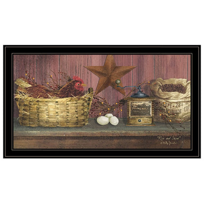 Rise and Shine 12 Black Framed Print Wall Art HomeRoots