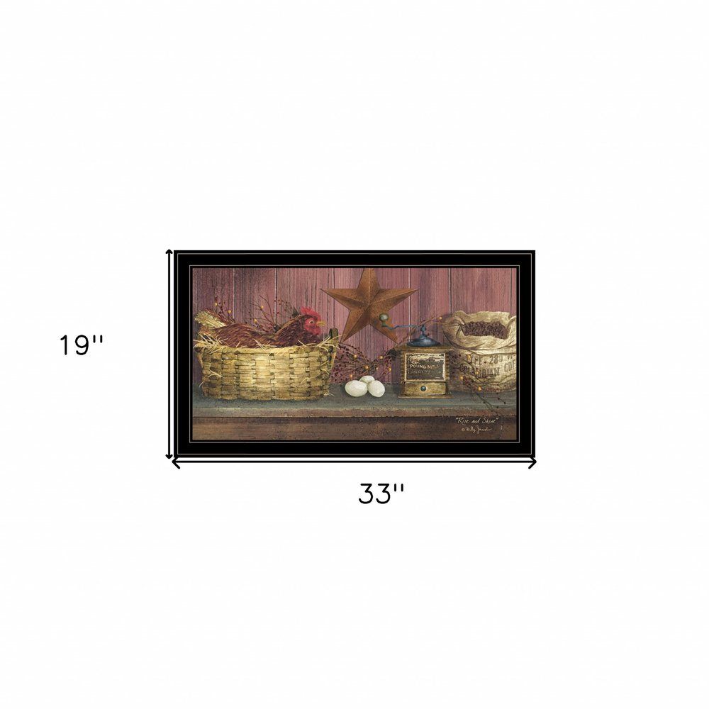 Rise and Shine 12 Black Framed Print Wall Art — view 4