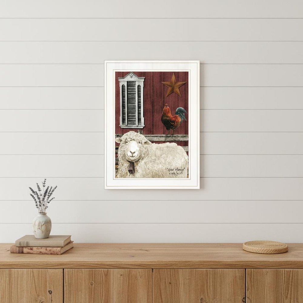 Good Morning 1 White Framed Print Wall Art — view 4