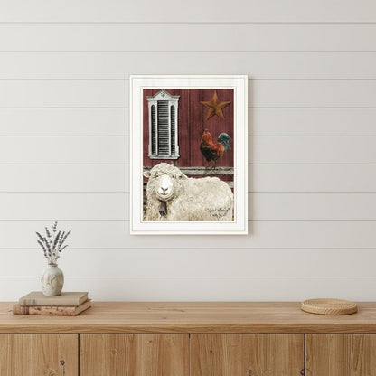 Good Morning 1 White Framed Print Wall Art