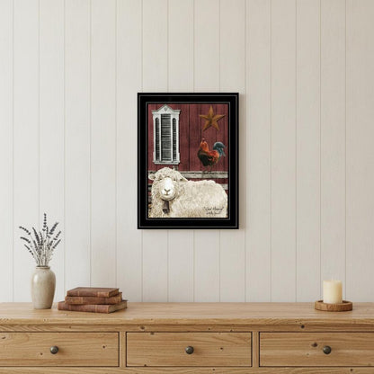 Good Morning 2 Black Framed Print Wall Art